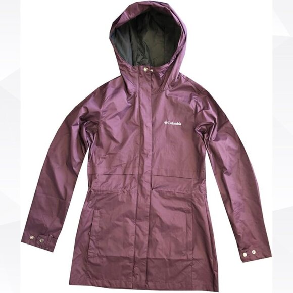 Columbia Womens Shine Struck II Waterproof Hooded Rain Jacket Size Small - Picture 13 of 13